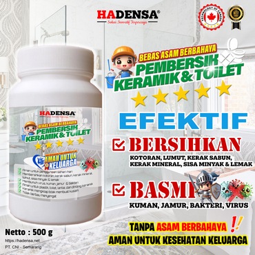 Pembersih Keramik, Toilet, Aluminium (Tanpa Bahan Kimia Berbahaya)